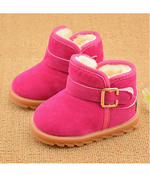 Winter Warm Fleece Kids Snow Boots