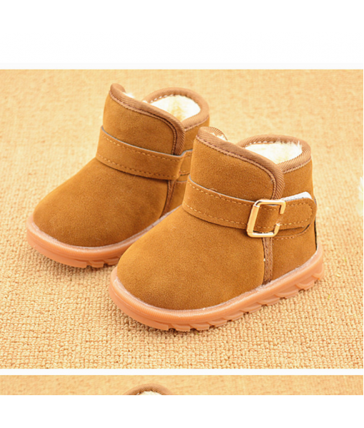 Winter Warm Fleece Kids Snow Boots